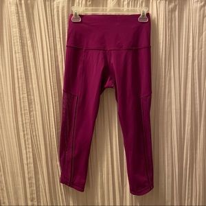 Lululemon Purple Crop Leggings Size 4